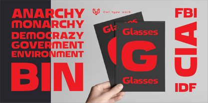 Boulder Rounded O Font Poster 5