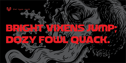 Boulder Rounded O Font Poster 8