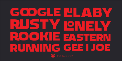 Boulder Rounded O Font Poster 14