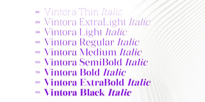 Vintora Serif Font Poster 2