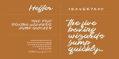 Hegter Font Poster 7
