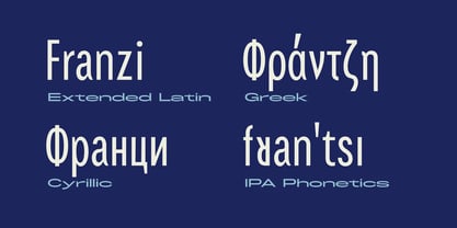 Franzi Variable Font Poster 6