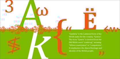 Cambria Font Poster 2