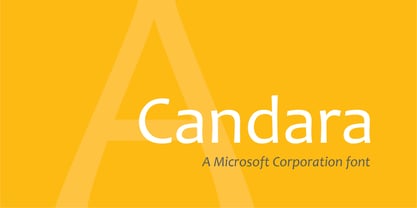Candara Font Poster 1