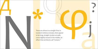 Candara Font Poster 2