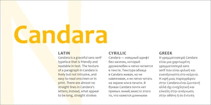 Candara Font Poster 4