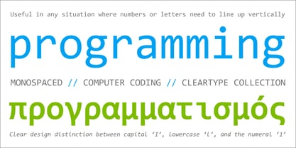 Consolas Font Poster 3