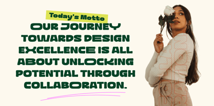 Grenbold Font Poster 3