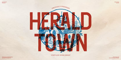 Herald Town Font Poster 1