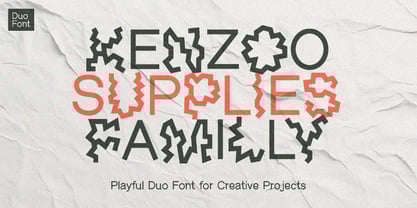 Kenzoo Supplies Font Poster 1