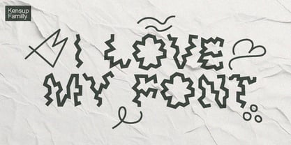 Kenzoo Supplies Font Poster 2