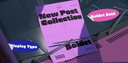 Boldet Font Poster 5