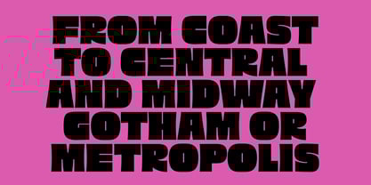 Boldet Font Poster 6