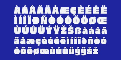 Boldet Font Poster 12