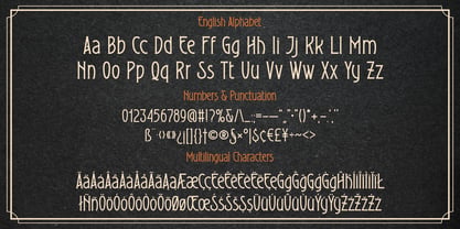Heritager Font Poster 3