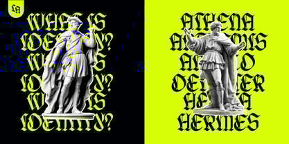 Manthra Klaussa Font Poster 5