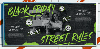 FlickWaver Font Poster 7