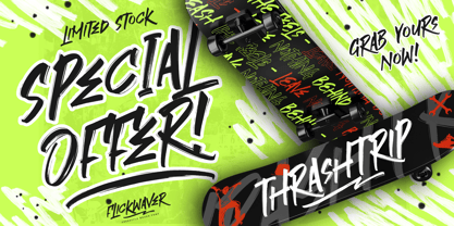 FlickWaver Font Poster 2