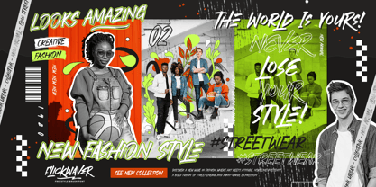 FlickWaver Font Poster 6