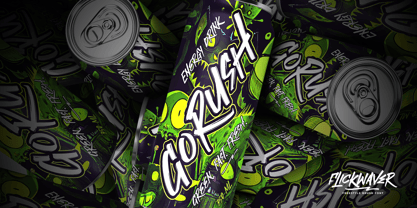 FlickWaver Font Poster 3