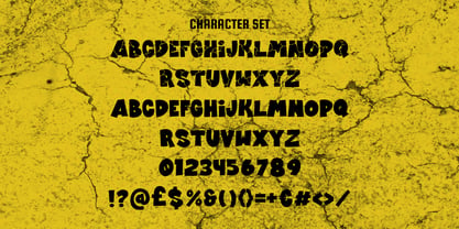 Funky Crack Font Poster 5
