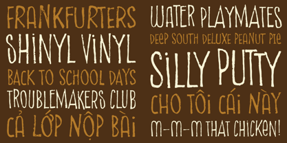 Peanut Sauce Font Poster 5