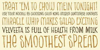 Peanut Sauce Font Poster 3