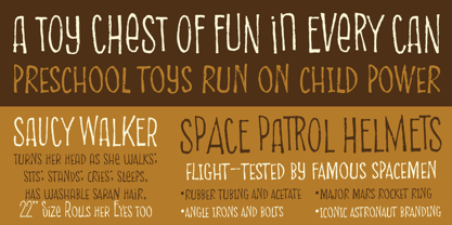 Peanut Sauce Font Poster 4