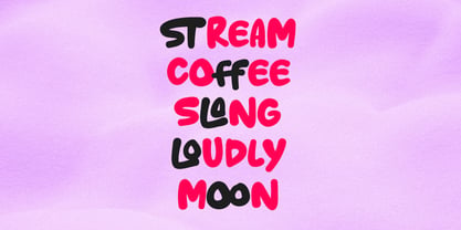MC Scola Moow Font Poster 4