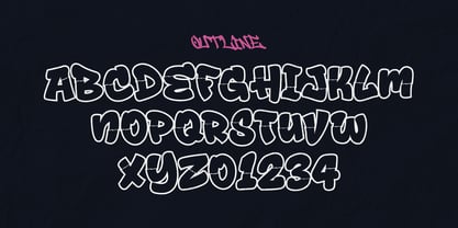 Drop Shade Font Poster 10