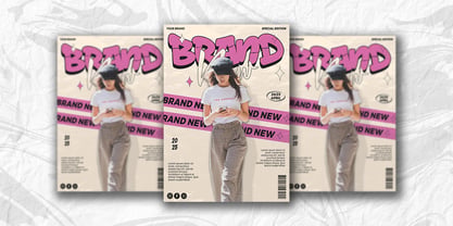 Drop Shade Font Poster 5