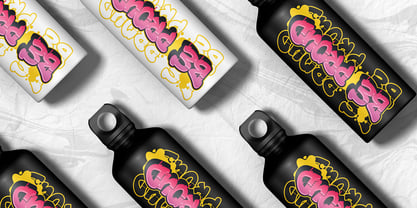 Drop Shade Font Poster 6