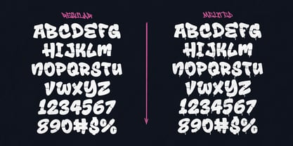 Drop Shade Font Poster 8