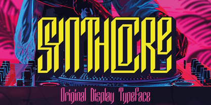 Synthcore Font Poster 1