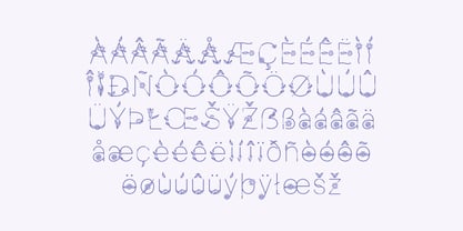 Lavendaine Font Poster 4