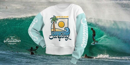 Midle time Font Poster 3