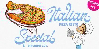 Midle time Font Poster 4