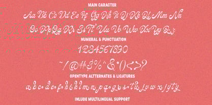Midle time Font Poster 10
