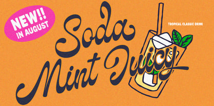 Midle time Font Poster 5