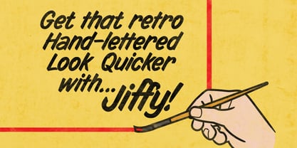 Jiffy Casual SW Font Poster 10