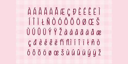 Pink Sky Font Poster 6