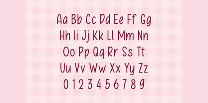 Pink Sky Font Poster 4
