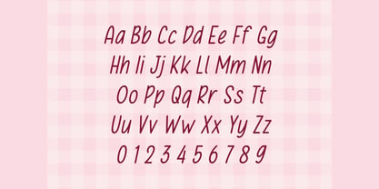 Pink Sky Font Poster 5