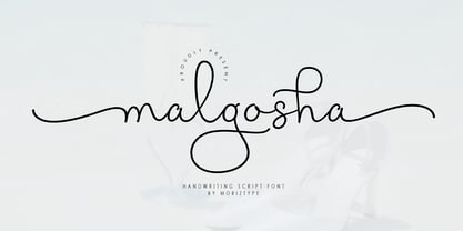 Malgosha Font Poster 1