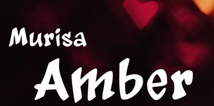Murisa Amber Font Poster 1