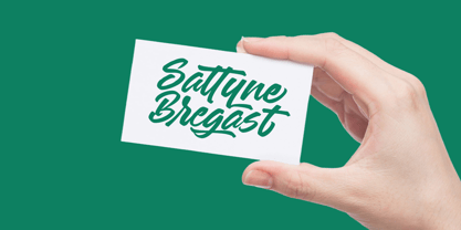 Sattyne Bregast Font Poster 7
