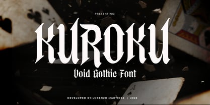 Kuroku Font Poster 1