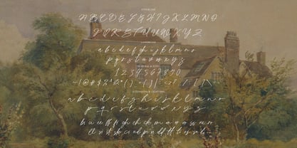 Peaceful Harmony Signature Font Poster 5