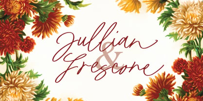 Peaceful Harmony Signature Font Poster 7
