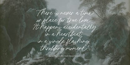 Peaceful Harmony Signature Font Poster 8
